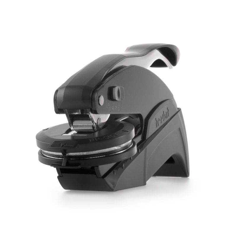 Trodat® Ideal Prägepresse schwarz rund - Ø 41mm