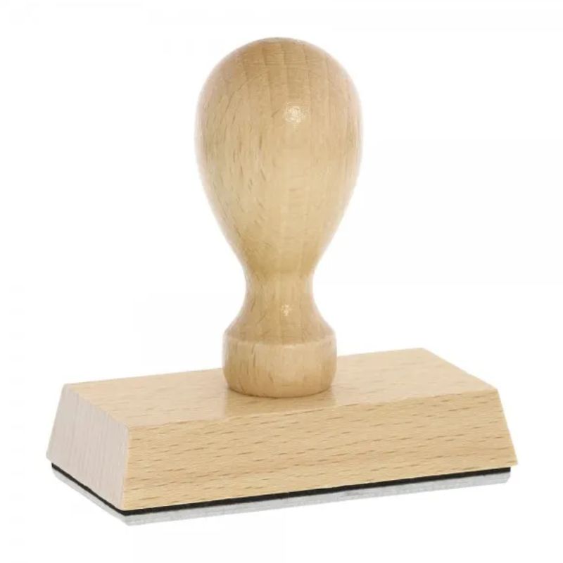 Holzstempel 45 x 45, bis 12 Zeilen