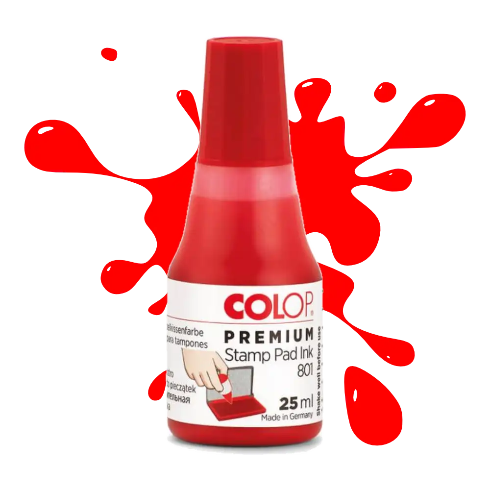 Colop® Standardstempelfarbe 801 (25 ml)