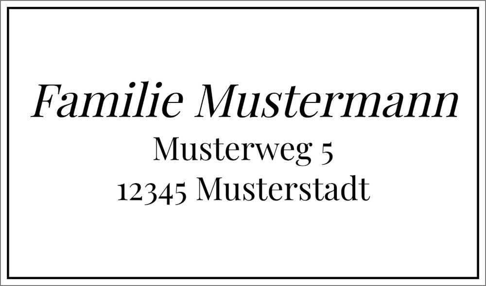 Vorschau der Vorlage 56x33 Familie elegant