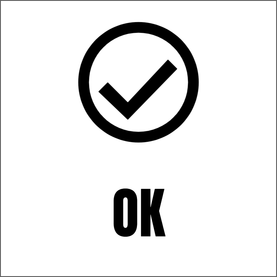 Vorschau der Vorlage 30x30 OK mit Haken
