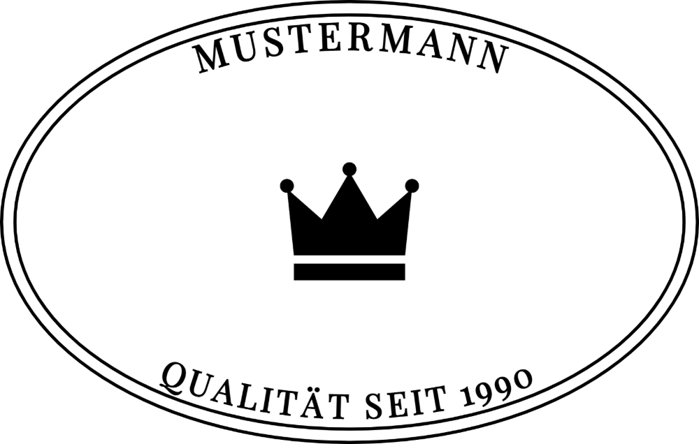 Vorschau der Vorlage 55x35 oval Premium